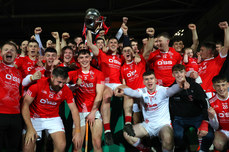 Darragh O'Donovan celebrates with the 	John Daly Cup 27/10/2024