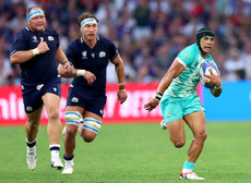 Cheslin Kolbe followed by WP Nel and Jamie Ritchie 10/9/2023