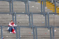 A Derry fan dejected 30/6/2024