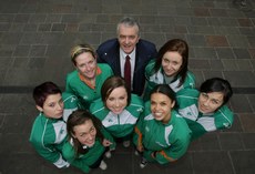 Zoe Brown, Deirdre Byrne, Patsy McGonagle, Gemma Hynes, Bronagh Furlong, Niamh Whelan, Claire Bergin and Jessica Zebo  3/3/2009