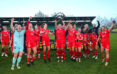 Shelbourne celebrate winning The FAI Cup 20/10/2024 