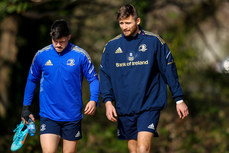 Chris Cosgrave and Ross Byrne arrive for training 21/3/2022