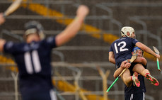 Ed Connolly and John McGrath celebrate at the final whistle 13/10/2024