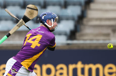 Michael Roche shoots to score his side's second goal of the match 13/10/2024