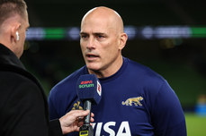 Felipe Contepomi speaks to the media after the game 15/11/2024