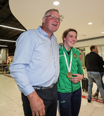 Lisa O’Rourke with her father Kevin 21/5/2022
