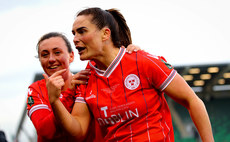 Megan Smyth-Lynch and Jemma Quinn celebrate 20/10/2024 