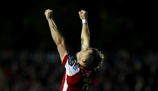 Anthony Breslin celebrates at the final whistle 25/10/2024