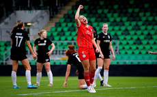 Leah Doyle celebrates scoring her side’s sixth goal 20/10/2024 