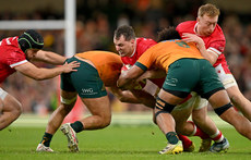 Ryan Elias is tackled by Rob Valetini 17/11/2024