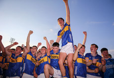 Euan Murray leads the celebrations as Cathal O’Reilly delivers a speech 20/5/2024