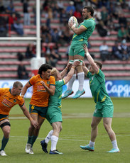 Harry McNulty wins a lineout 14/5/2023