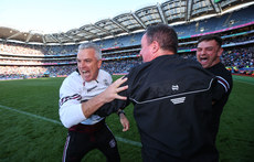 Pádraic Joyce celebrates at the final whistle 29/6/2024