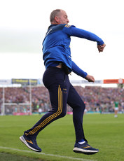 Liam Cahill celebrates during the game 21/5/2023 