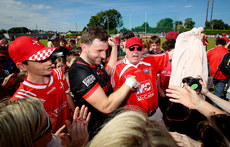 Sam Mulroy celebrates after the game 23/6/2024