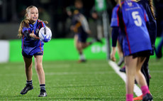 Half-time mini rugby between Ballinasloe RFC and Westport RFC 26/10/2024