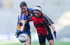 Aoife Sadlier and Sophia Kennedy challenge for the ball 21/10/2024