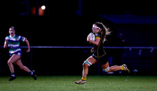 Claire Boles on her way to scoring a try 26/10/2024