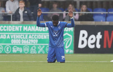 Gael Bigirimana celebrates his goal 9/11/2024