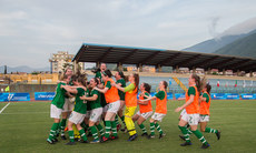 Ireland celebrate after the penalty shoot-out 7/7/2019