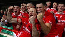 Richie English and Barry Murphy celebrate after the game 27/10/2024