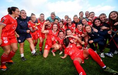 The Shelbourne team celebrate after winning the final 20/10/2024 