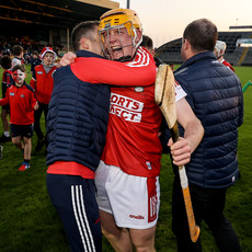 Ben O'Connor celebrates after the game with Ross O'Sullivan 15/5/2023 