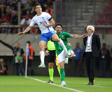 Robbie Brady with Anastasios Douvikas 13/10/2024