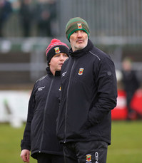 Stephen Rochford and Liam McHale before the game 19/3/2023