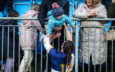 Katie Heffernan with her niece after the game 3/2/2024