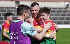 Conor Crowley, Daragh Foley and Eamon Callaghan celebrate after the game 12/5/2024