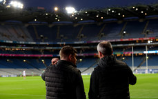 Éamonn Fitzmaurice and Michael Murphy at the game 18/10/2024