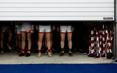 Mayo players wait to enter the pitch 14/1/2023 
