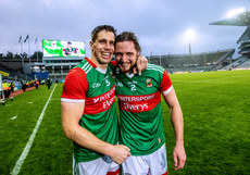 Lee Keegan and Padraig O’Hora celebrate after the game 14/8/2021
