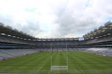 A general view of Croke Park as the Mayo U20 team take to the pitch 5/8/2018