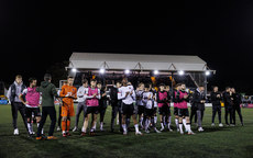 The Dundalk team dejected after the game 18/10/2024