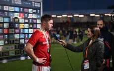 Jack Crowley is interviewed after the game 17/5/2024