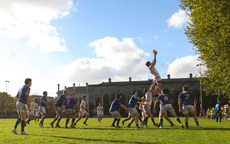 A view of Trinity’s line out 19/10/2024