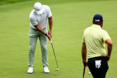 Rory McIlroy putts on the 7th 10/9/2023