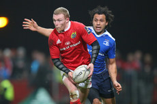 Munster's Keith Earls and Leinster's Isa Nacewa  27/12/2015
