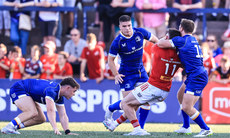Calvin Nash is tackled by Liam Turner 8/9/2023