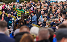 Paul Townend on I Am Maximus celebrates winning the Irish Grand National 10/4/2023