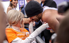 Colin Farrell and Emma Fogarty after the race 27/10/2024