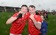 Declan Kenny and Jack Tumulty celebrate at the end of the game 20/10/2024 