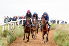 Betty Dutton ridden by Luciano, St Faz ridden by Philip Enright and Harvey’s Quay ridden by Mark McDonagh 16/9/2023 