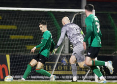 Jay Donnelly goes past Sean O'Neill to set up a goal for Jordan Jenkins 12/11/2024