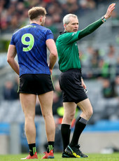Aidan O'Shea and referee Fergal Lynch 31/3/2019
