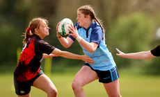 A view of action between Dominican Convent vs Colaiste Pobail Roscommon 24/4/2024