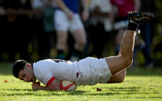 Oisin McCloskey scores a try 19/10/2024