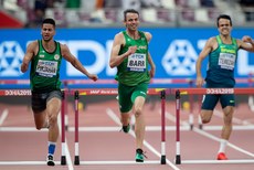 Thomas Barr on the way to finishing second to qualify 27/9/2019